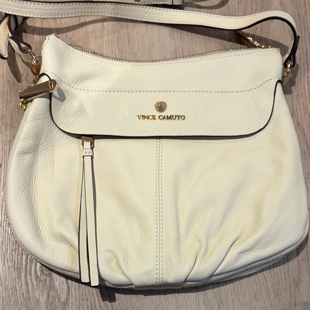 Vince Camuto Ivory Crossbody Bag